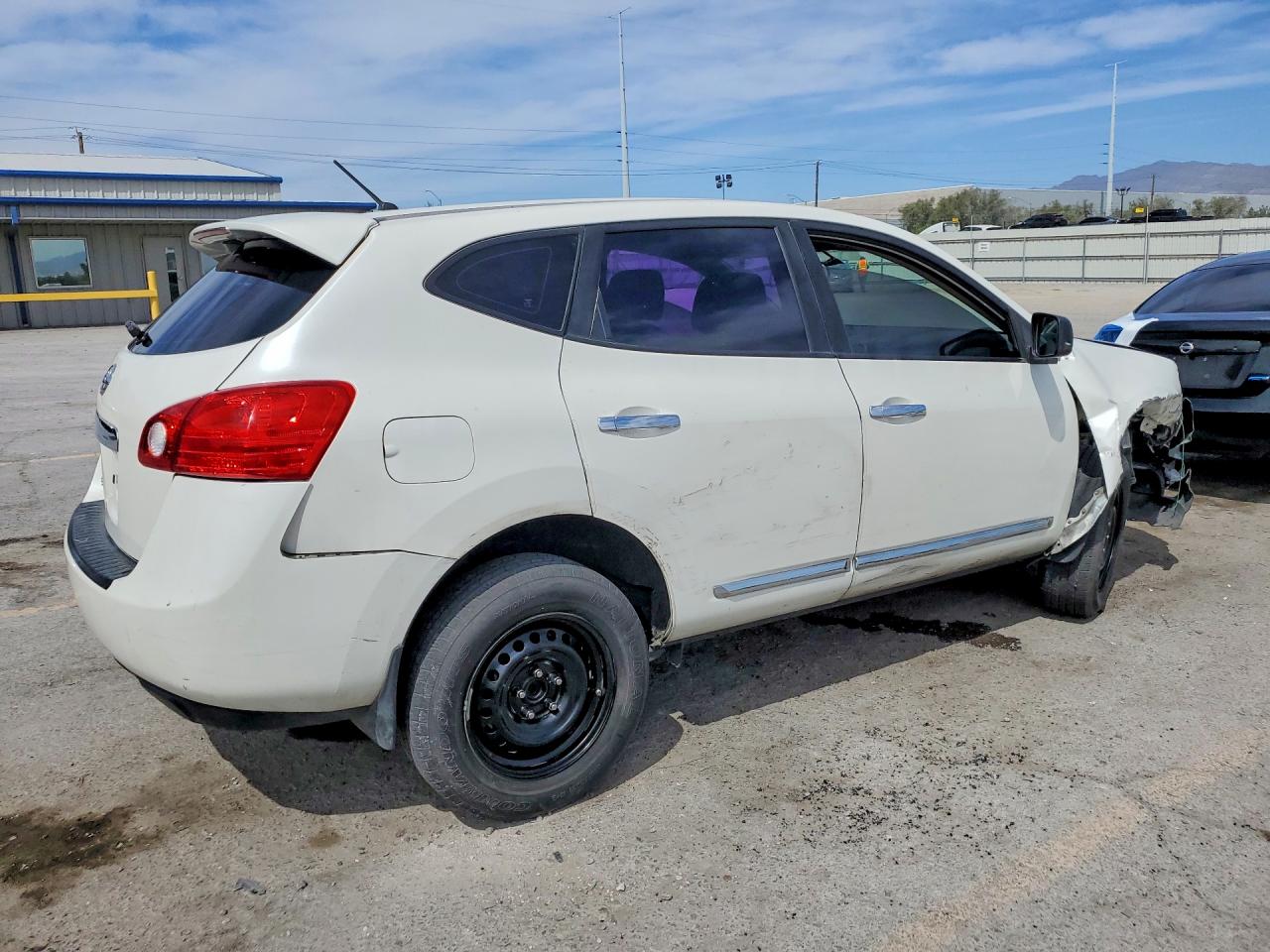 2012 Nissan Rogue S White vin: JN8AS5MT7CW300639