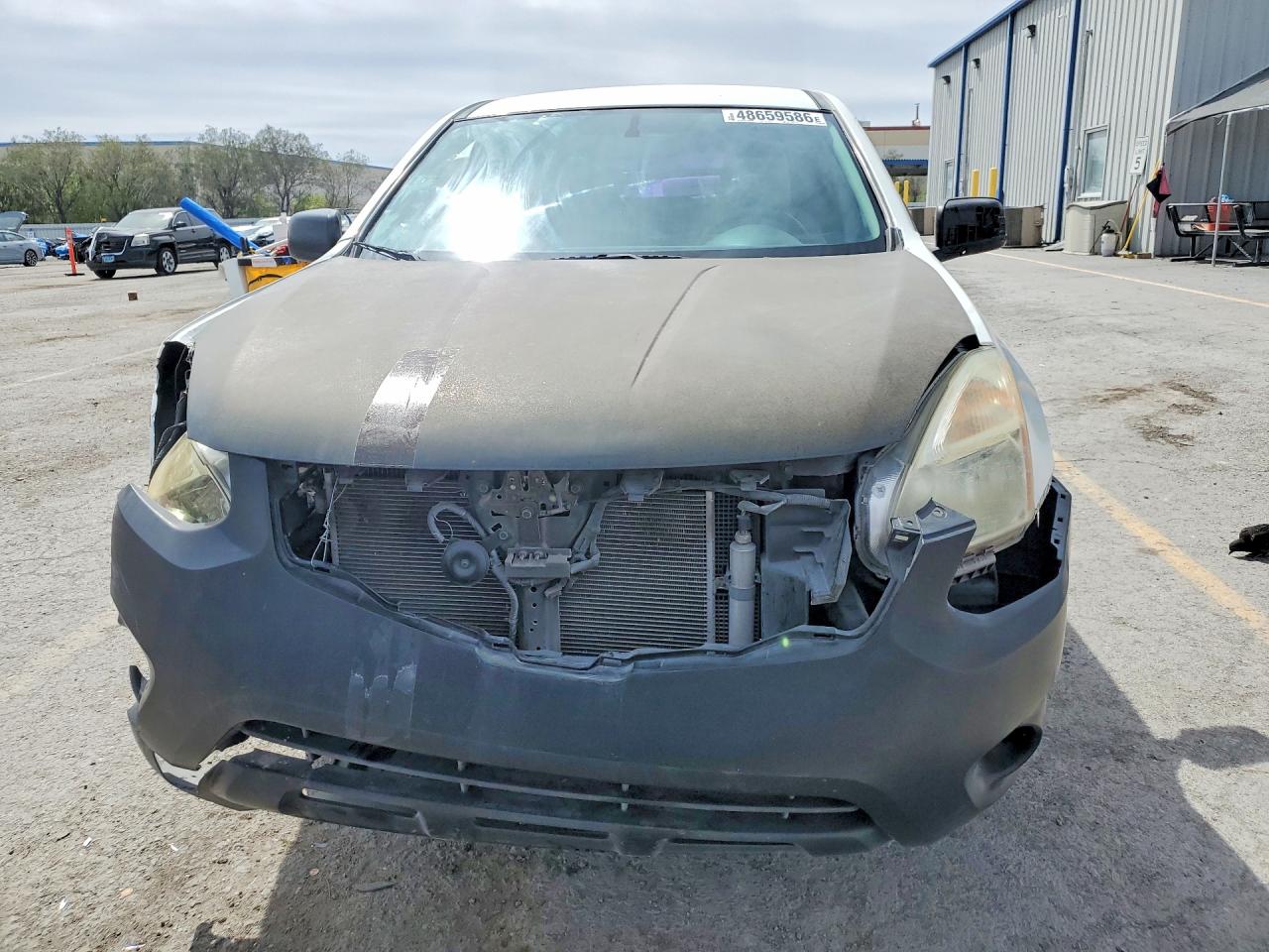 2012 Nissan Rogue S White vin: JN8AS5MT7CW300639