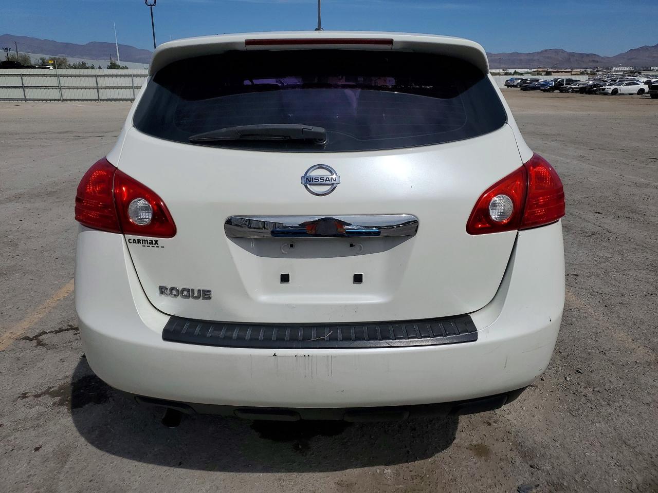 2012 Nissan Rogue S White vin: JN8AS5MT7CW300639