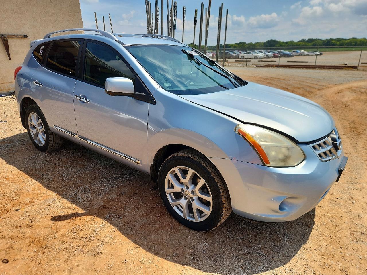 2012 Nissan Rogue S Blue vin: JN8AS5MT7CW303220