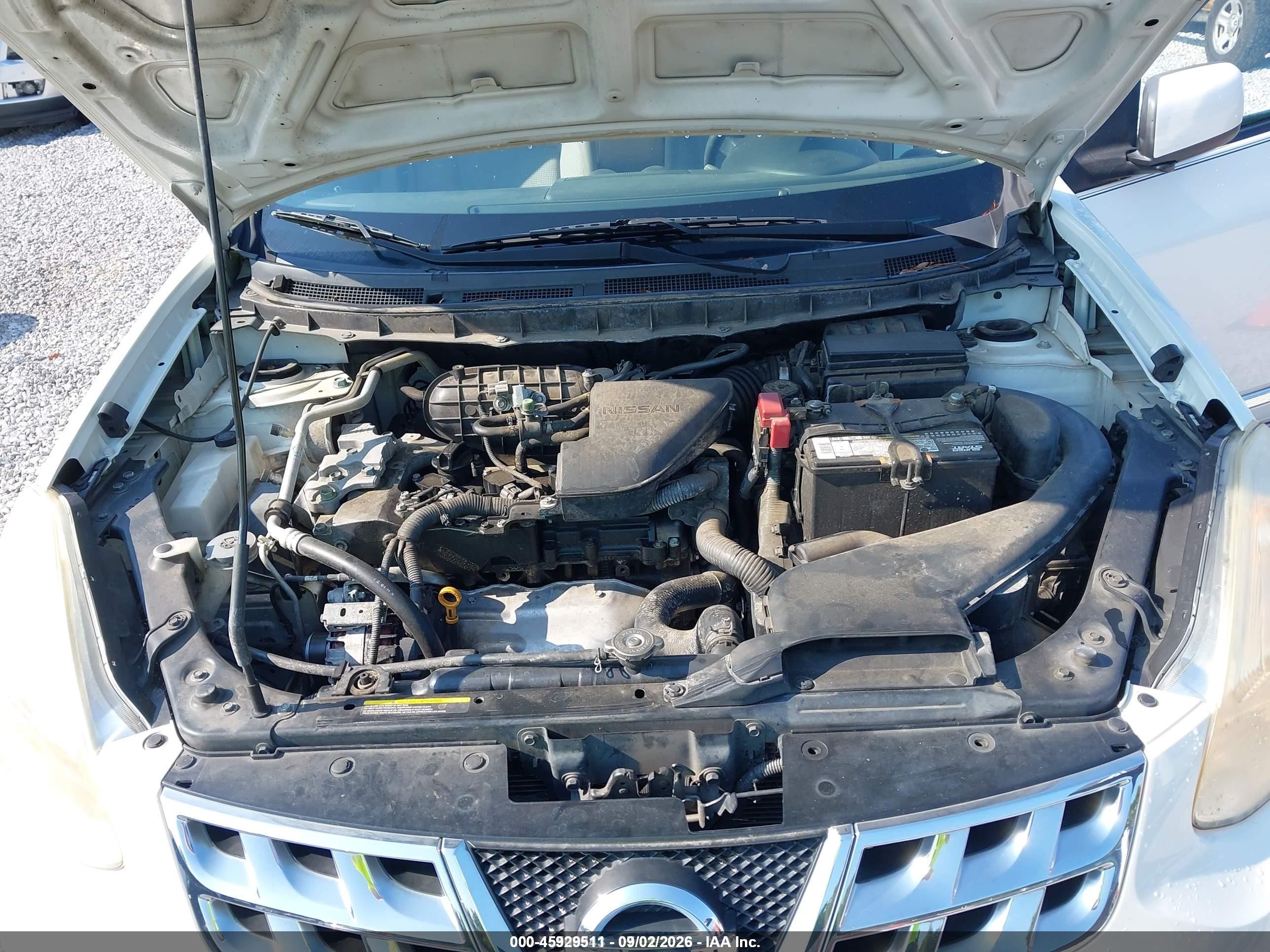 2012 Nissan Rogue Sv White vin: JN8AS5MT7CW303671