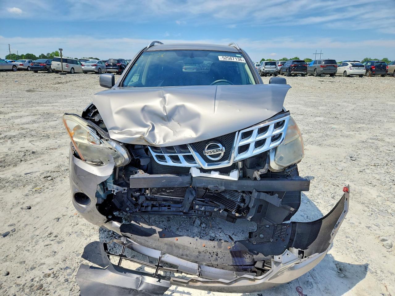 2013 Nissan Rogue S Gray vin: JN8AS5MT7DW002481