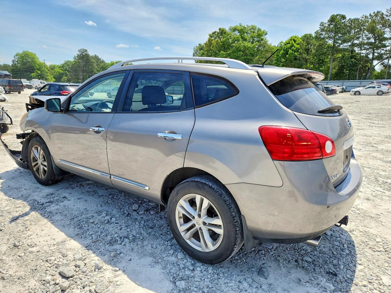 2013 Nissan Rogue S Gray vin: JN8AS5MT7DW002481