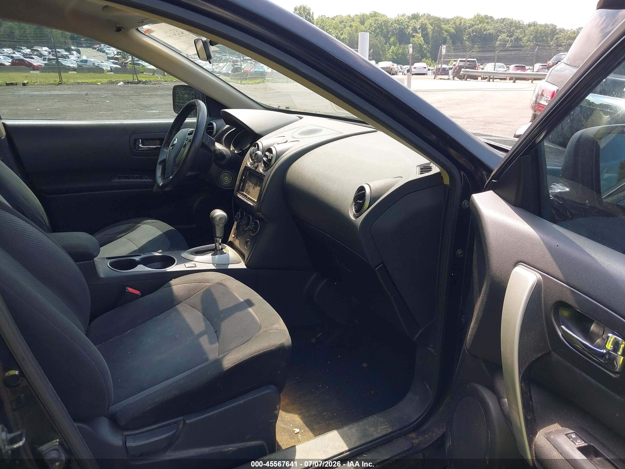 2013 Nissan Rogue S Black vin: JN8AS5MT7DW013562