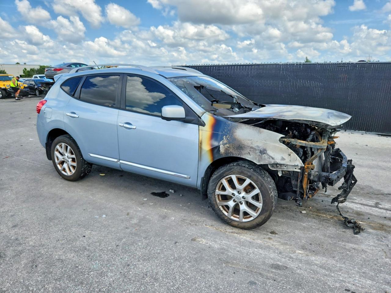 2013 Nissan Rogue S Blue vin: JN8AS5MT7DW020379