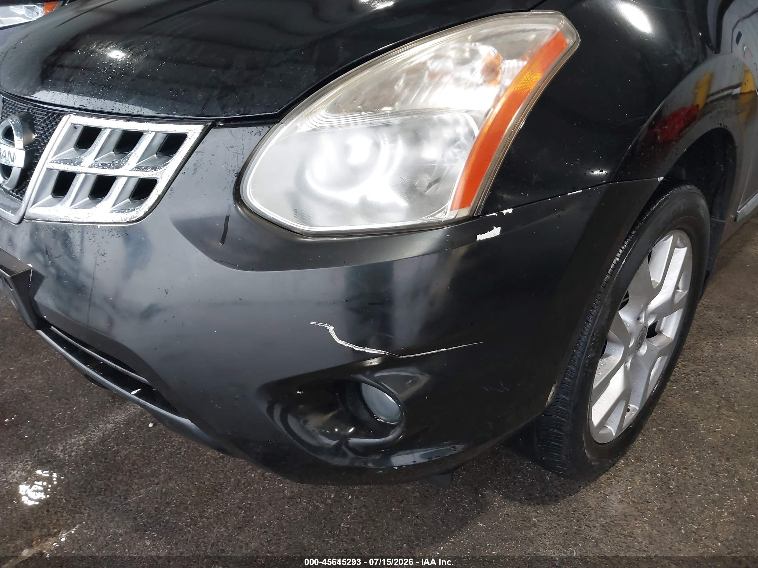 2013 Nissan Rogue Sv W/sl Pkg Black vin: JN8AS5MT7DW024545