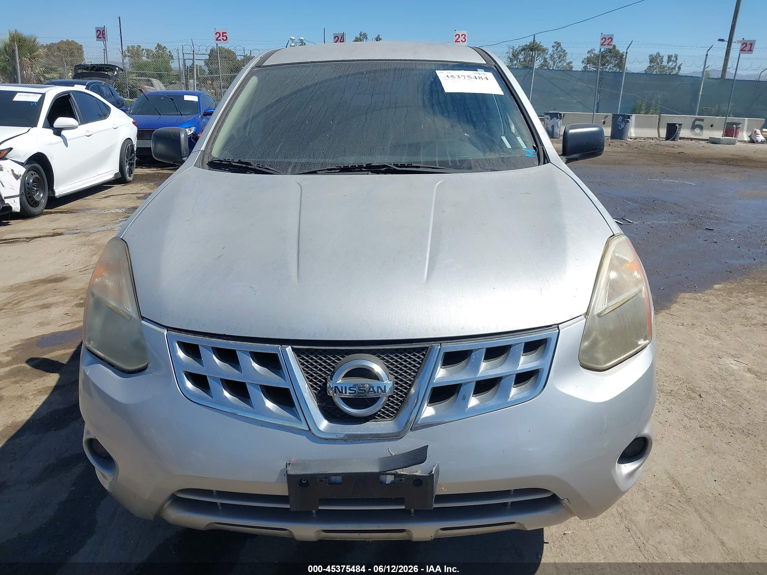 2013 Nissan Rogue S Gray vin: JN8AS5MT7DW026831