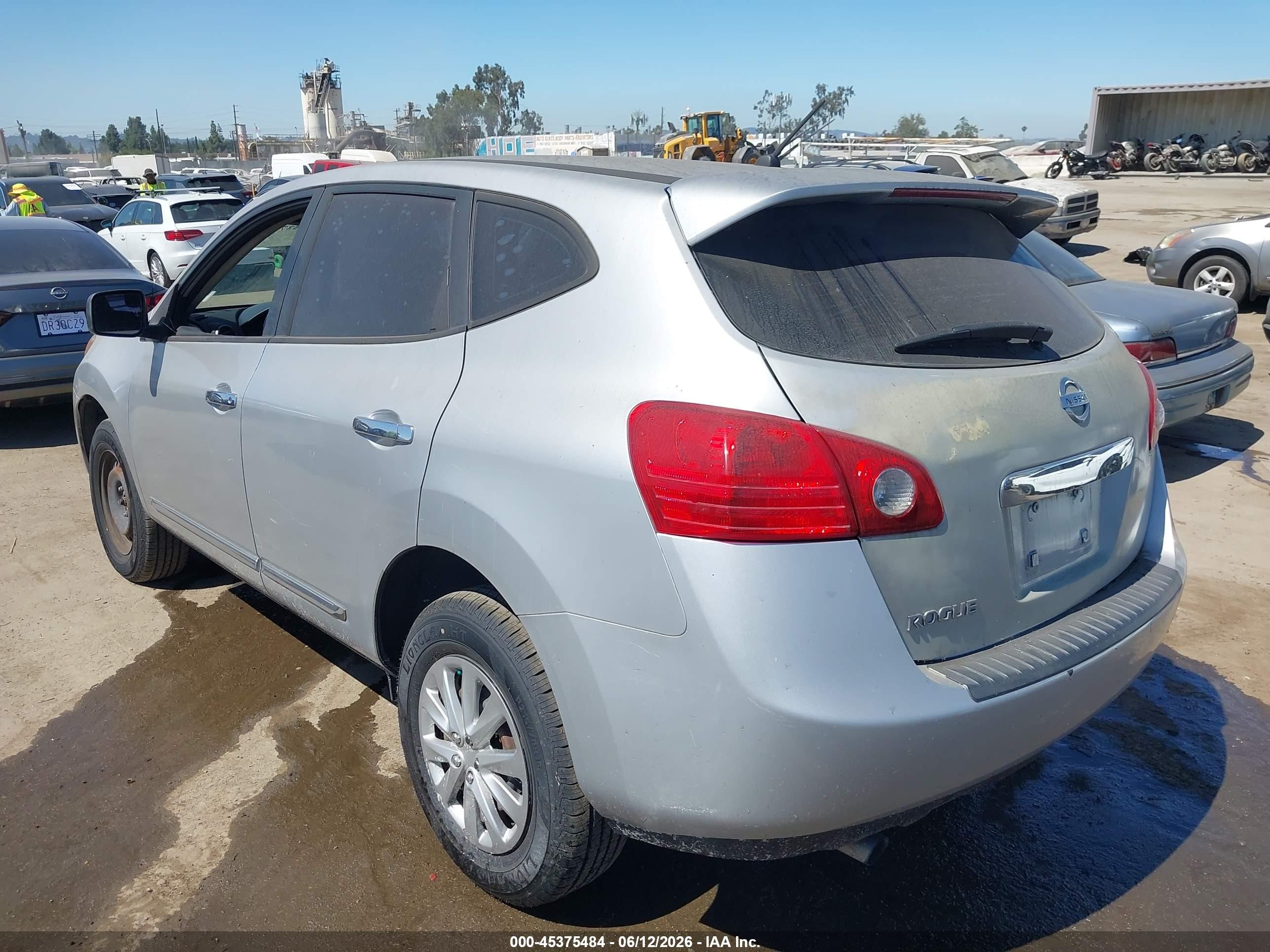 2013 Nissan Rogue S Gray vin: JN8AS5MT7DW026831