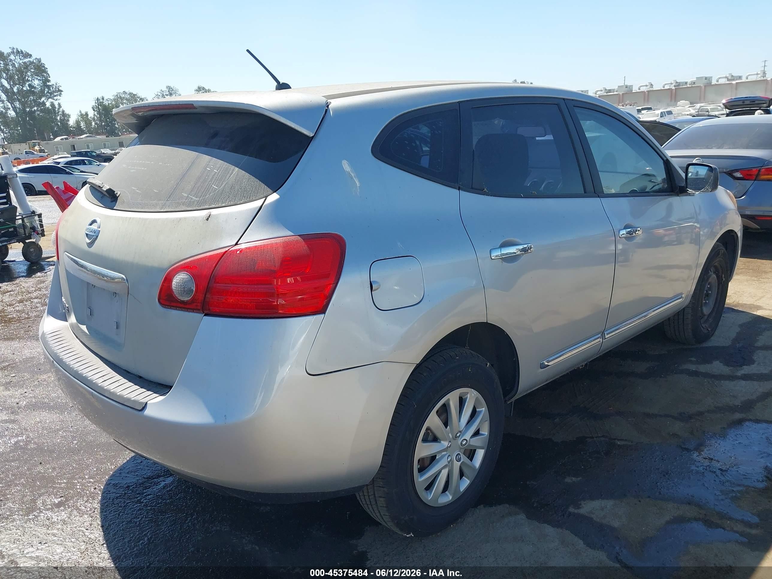 2013 Nissan Rogue S Gray vin: JN8AS5MT7DW026831