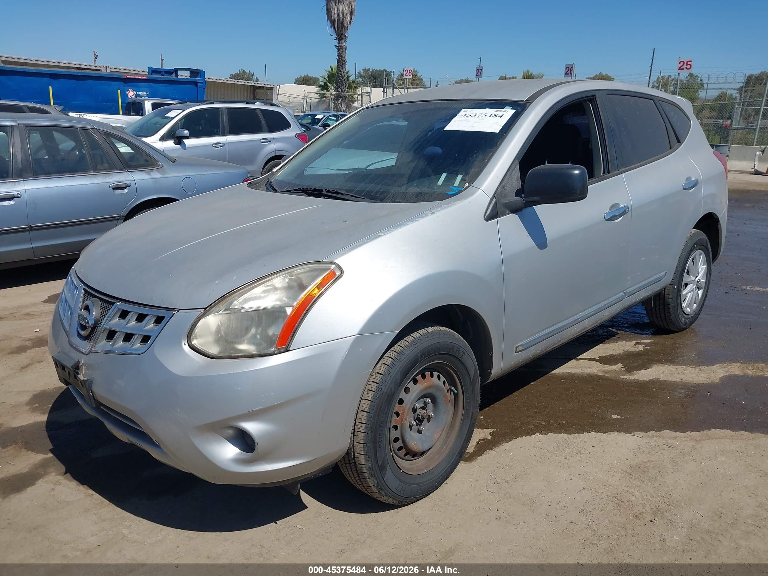 2013 Nissan Rogue S Gray vin: JN8AS5MT7DW026831