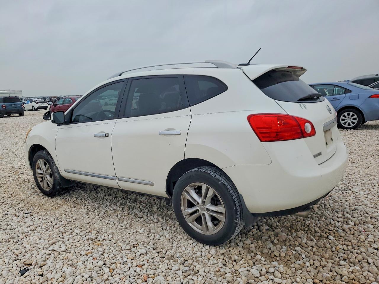 2013 Nissan Rogue White vin: JN8AS5MT7DW033682