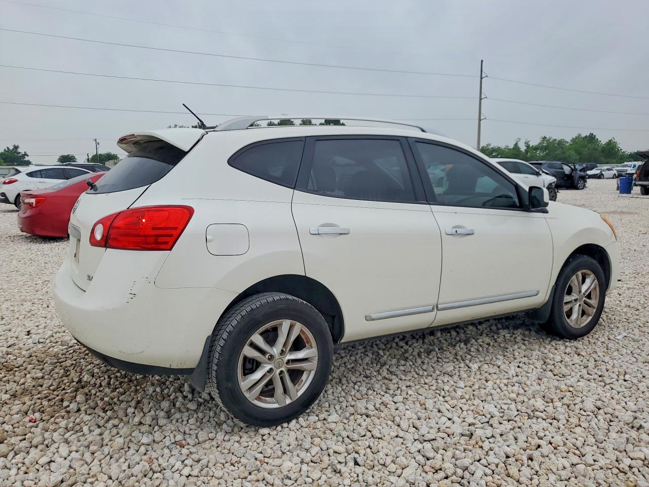 2013 Nissan Rogue White vin: JN8AS5MT7DW033682