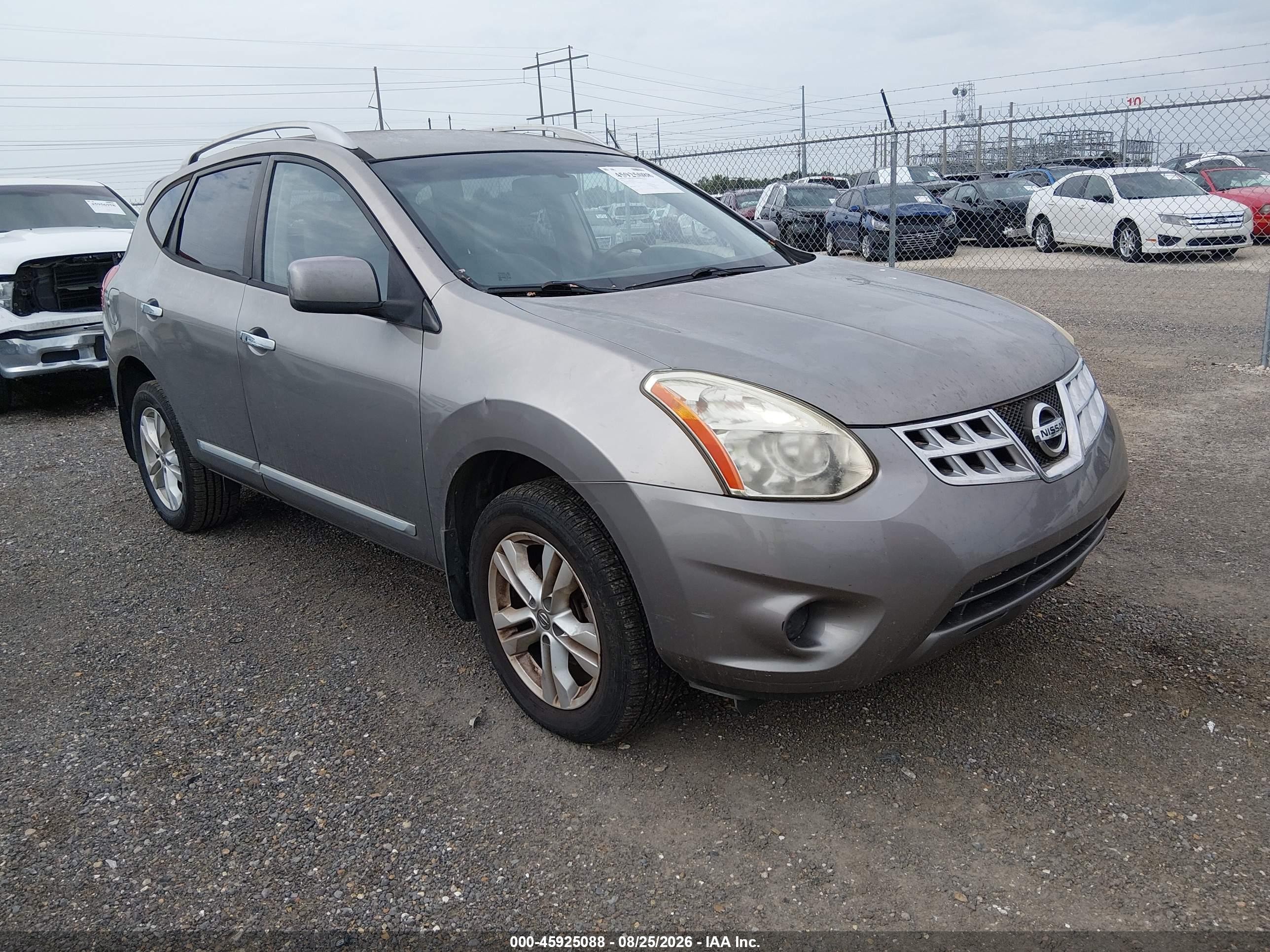 2013 Nissan Rogue Sv Gray vin: JN8AS5MT7DW512121