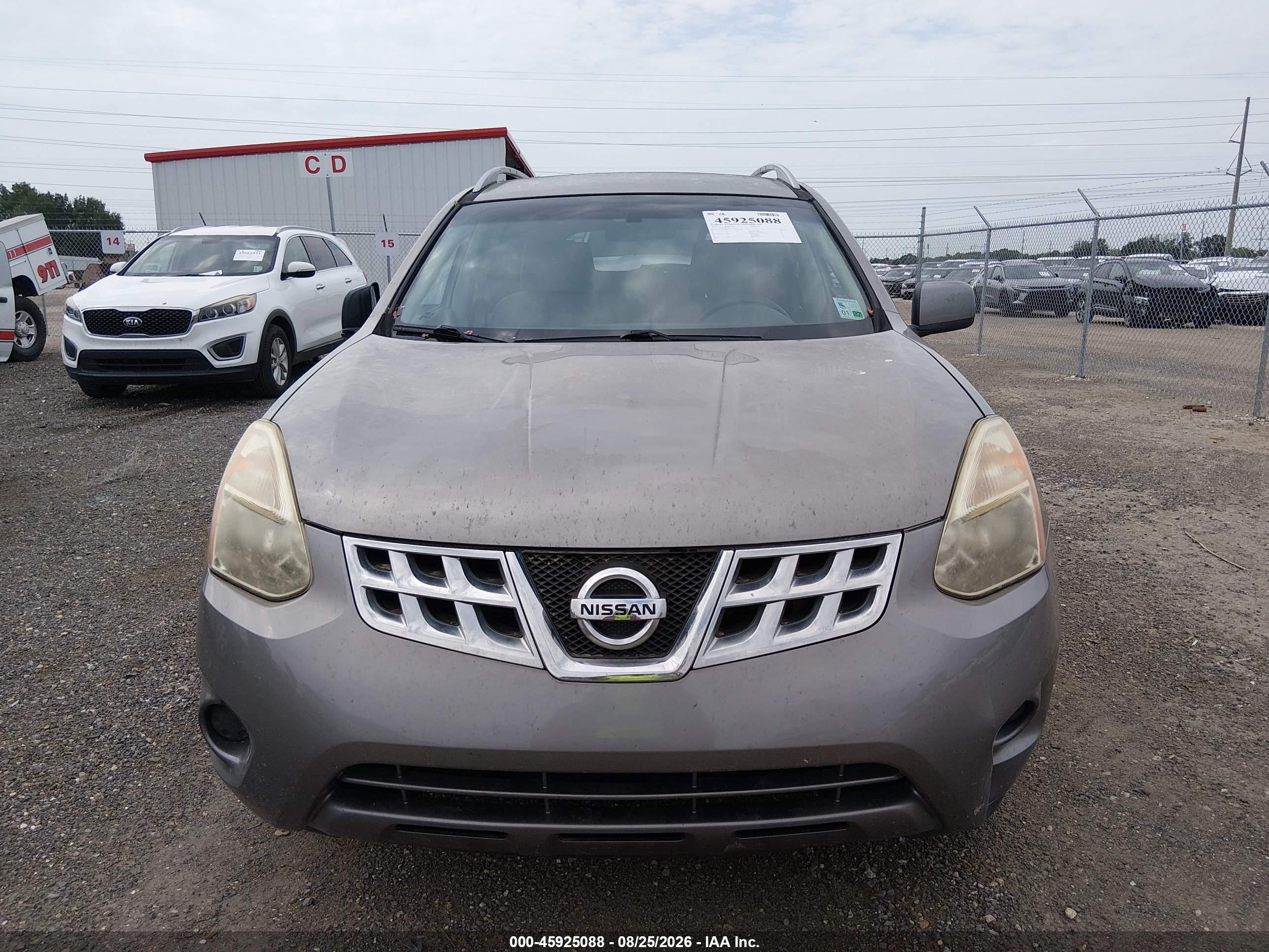 2013 Nissan Rogue Sv Gray vin: JN8AS5MT7DW512121