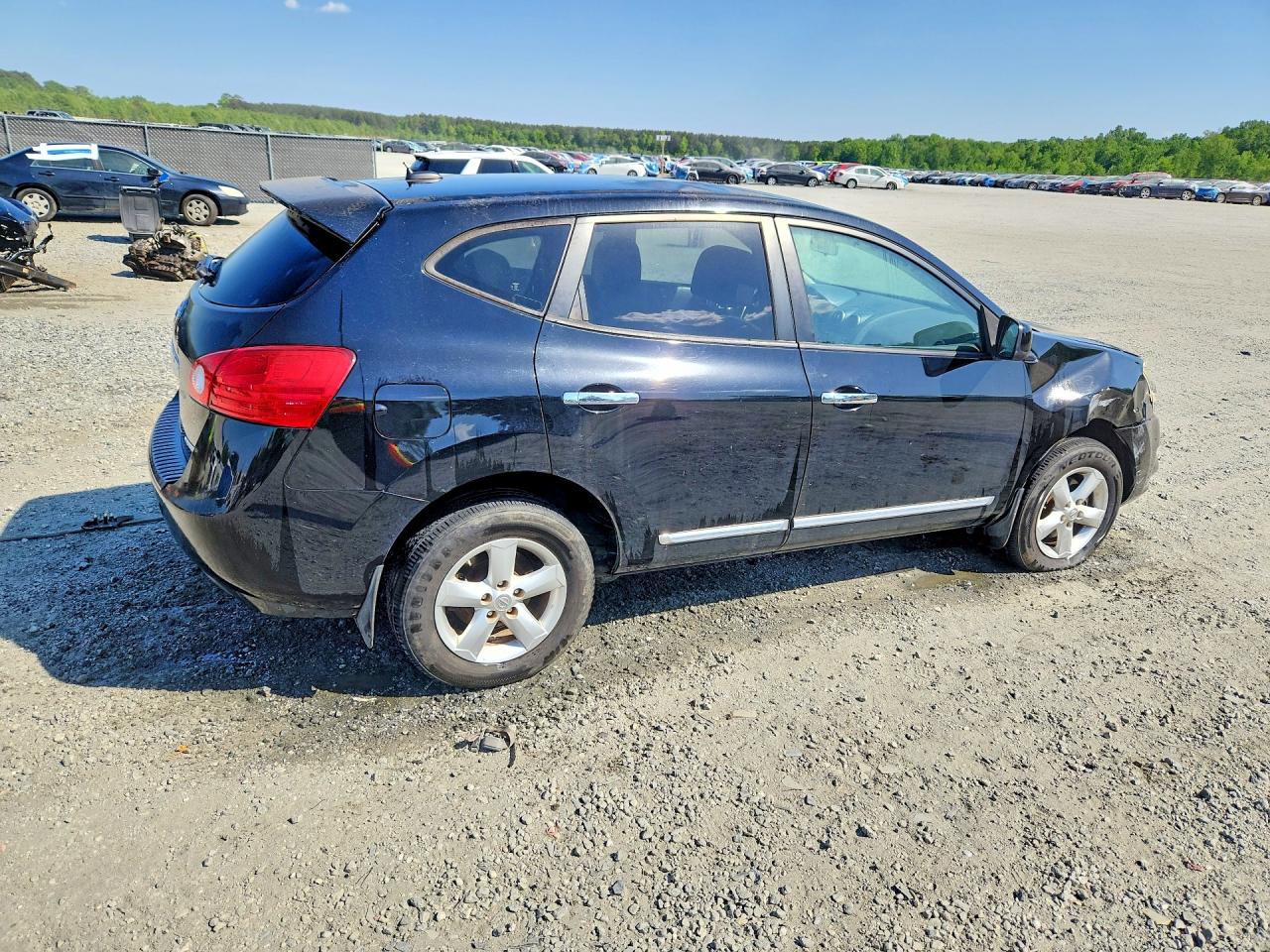 2013 Nissan Rogue S Black vin: JN8AS5MT7DW514631