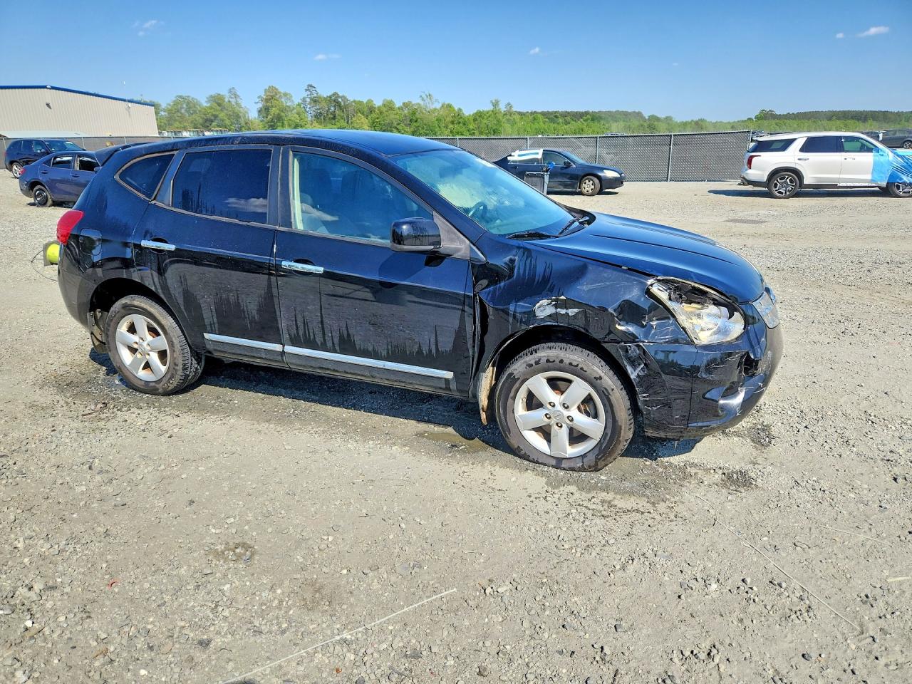 2013 Nissan Rogue S Black vin: JN8AS5MT7DW514631
