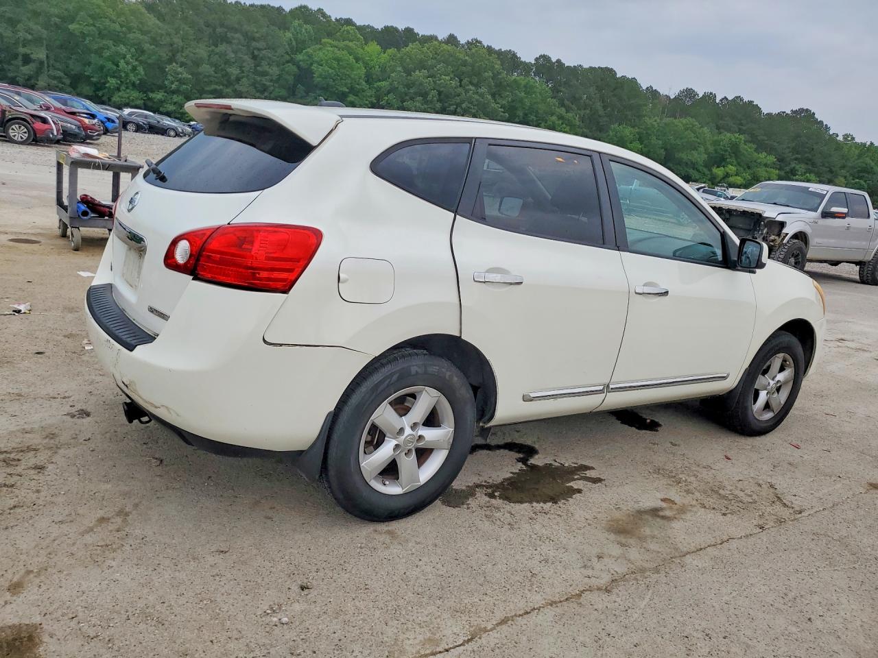 2013 Nissan Rogue S Белый vin: JN8AS5MT7DW516511