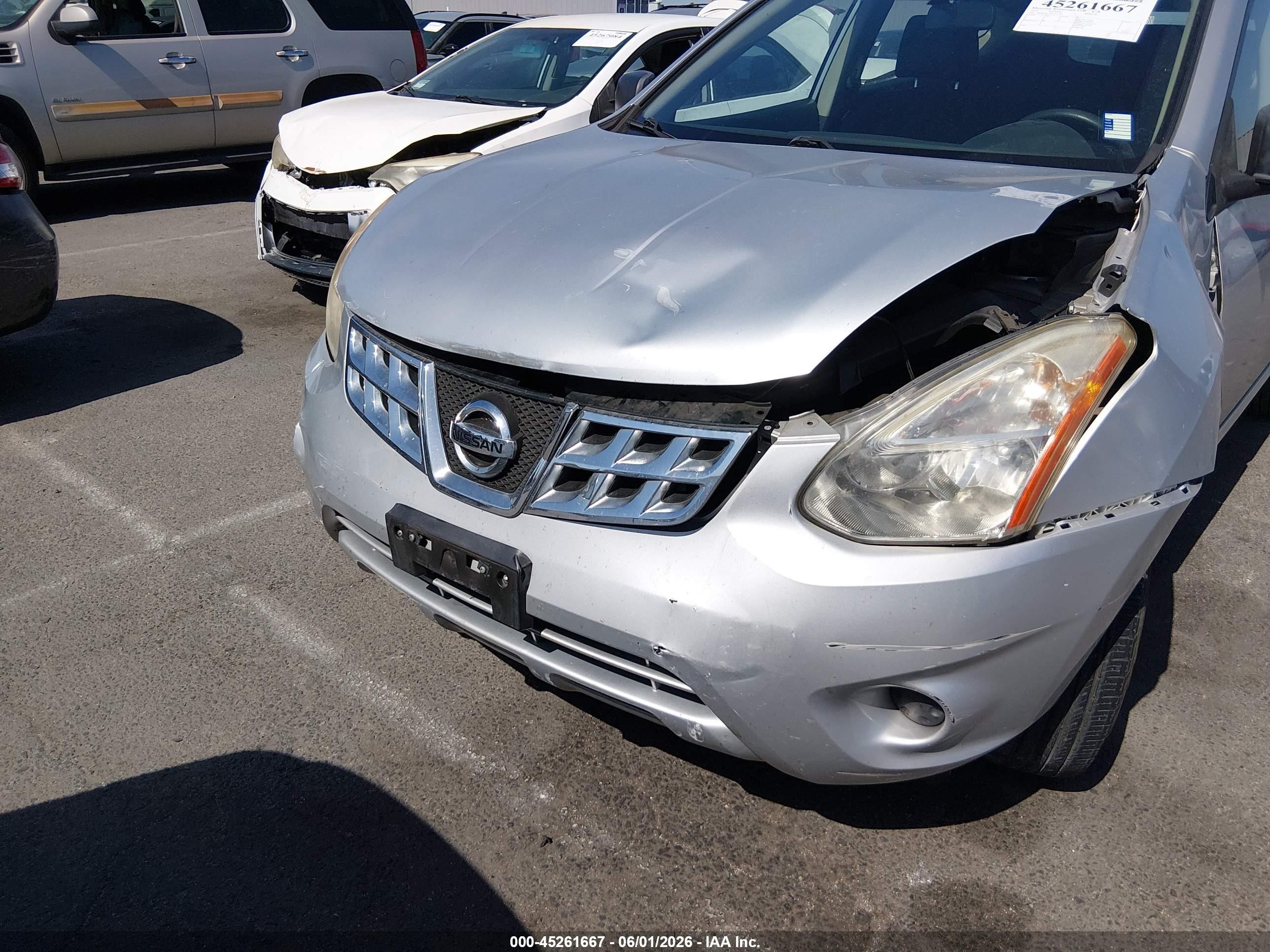 2013 Nissan Rogue S Silver vin: JN8AS5MT7DW521496