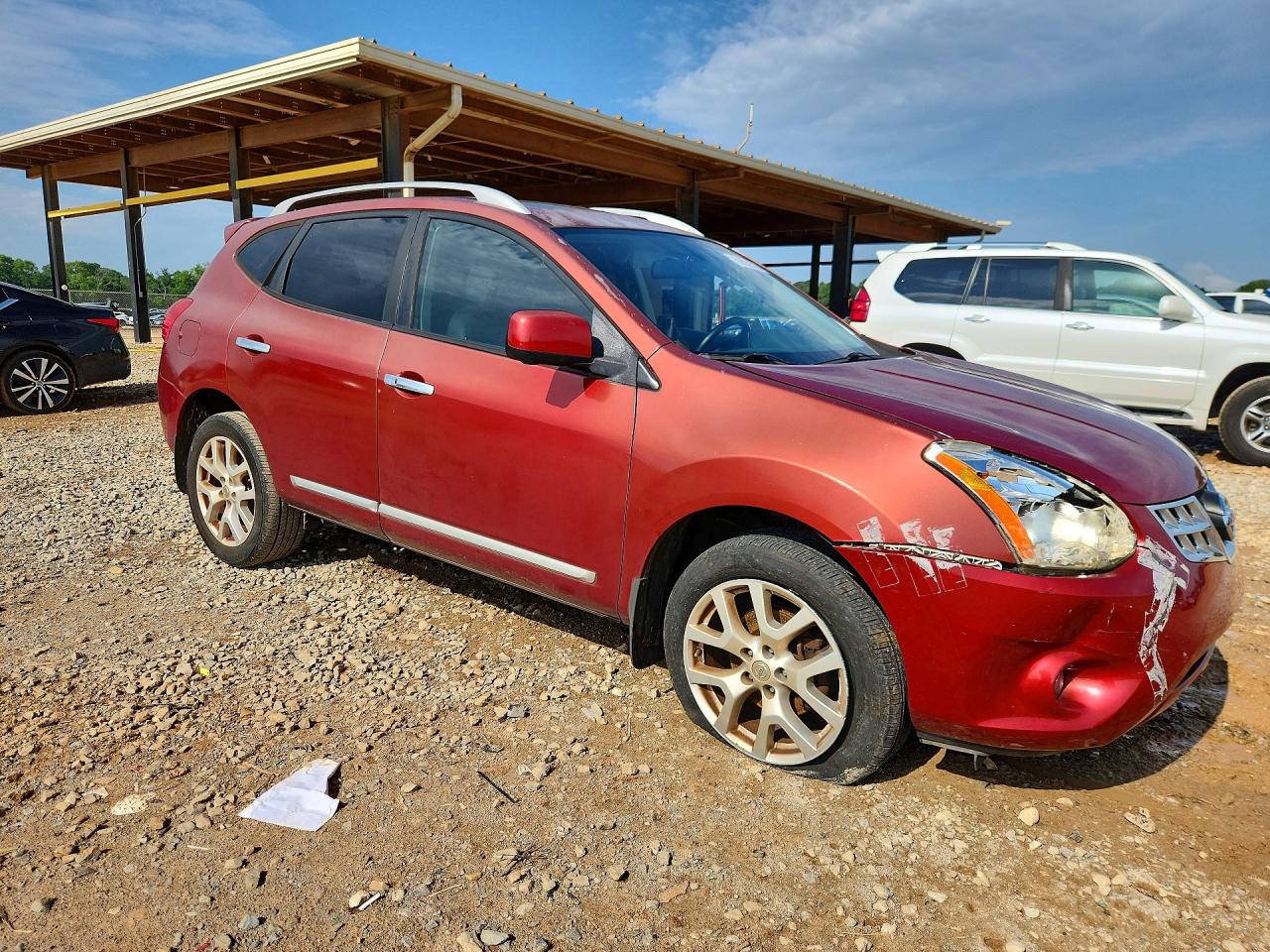 2013 Nissan Rouge Red vin: JN8AS5MT7DW527492