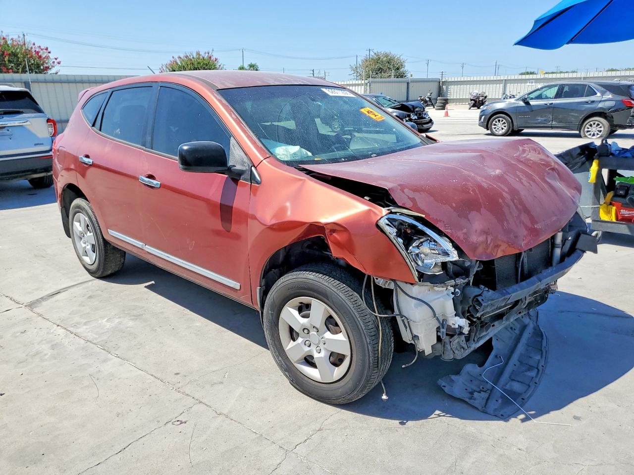 2013 Nissan Rogue S Burgundy vin: JN8AS5MT7DW534085