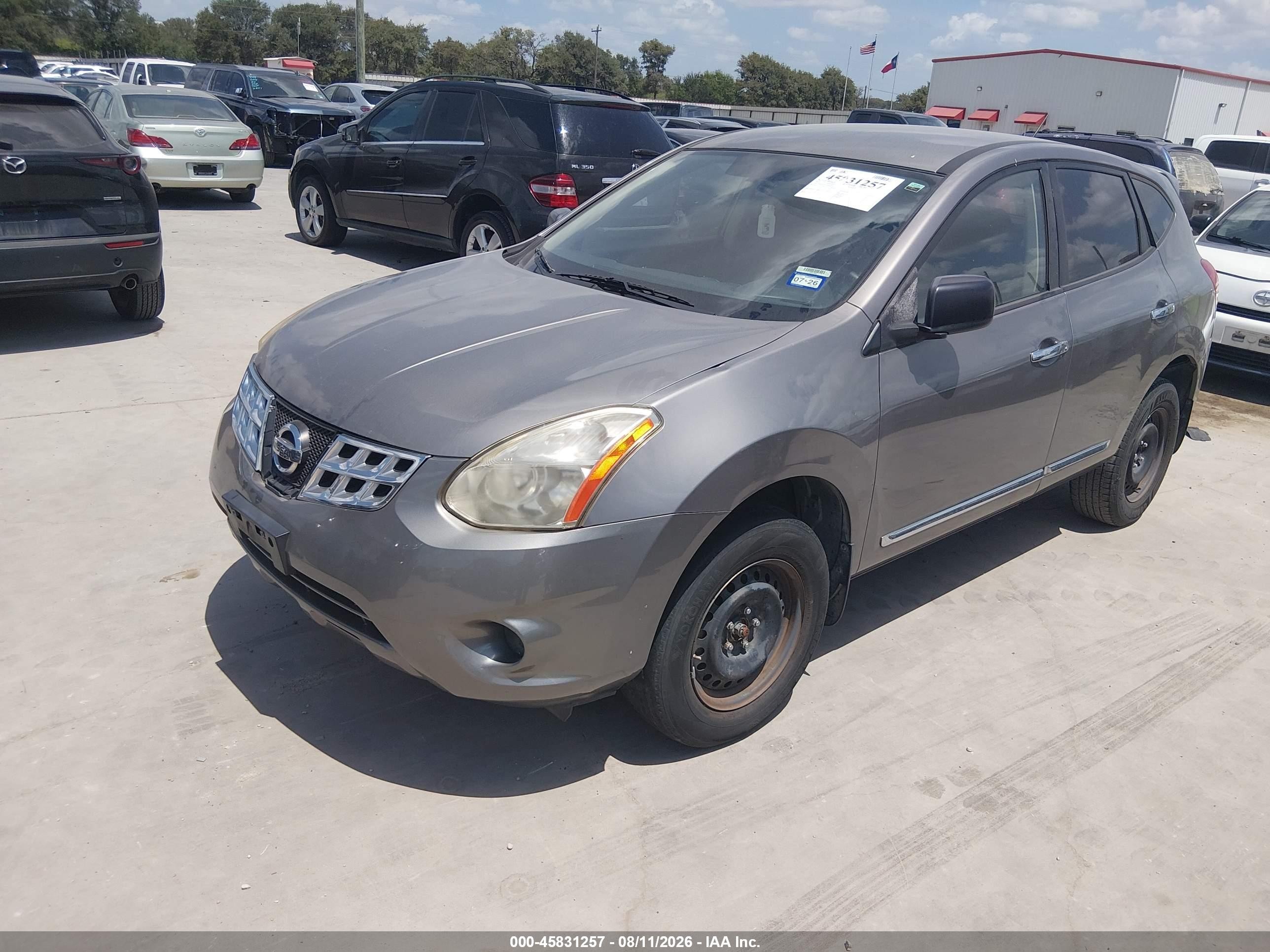 2013 Nissan Rogue S Beige vin: JN8AS5MT7DW539478
