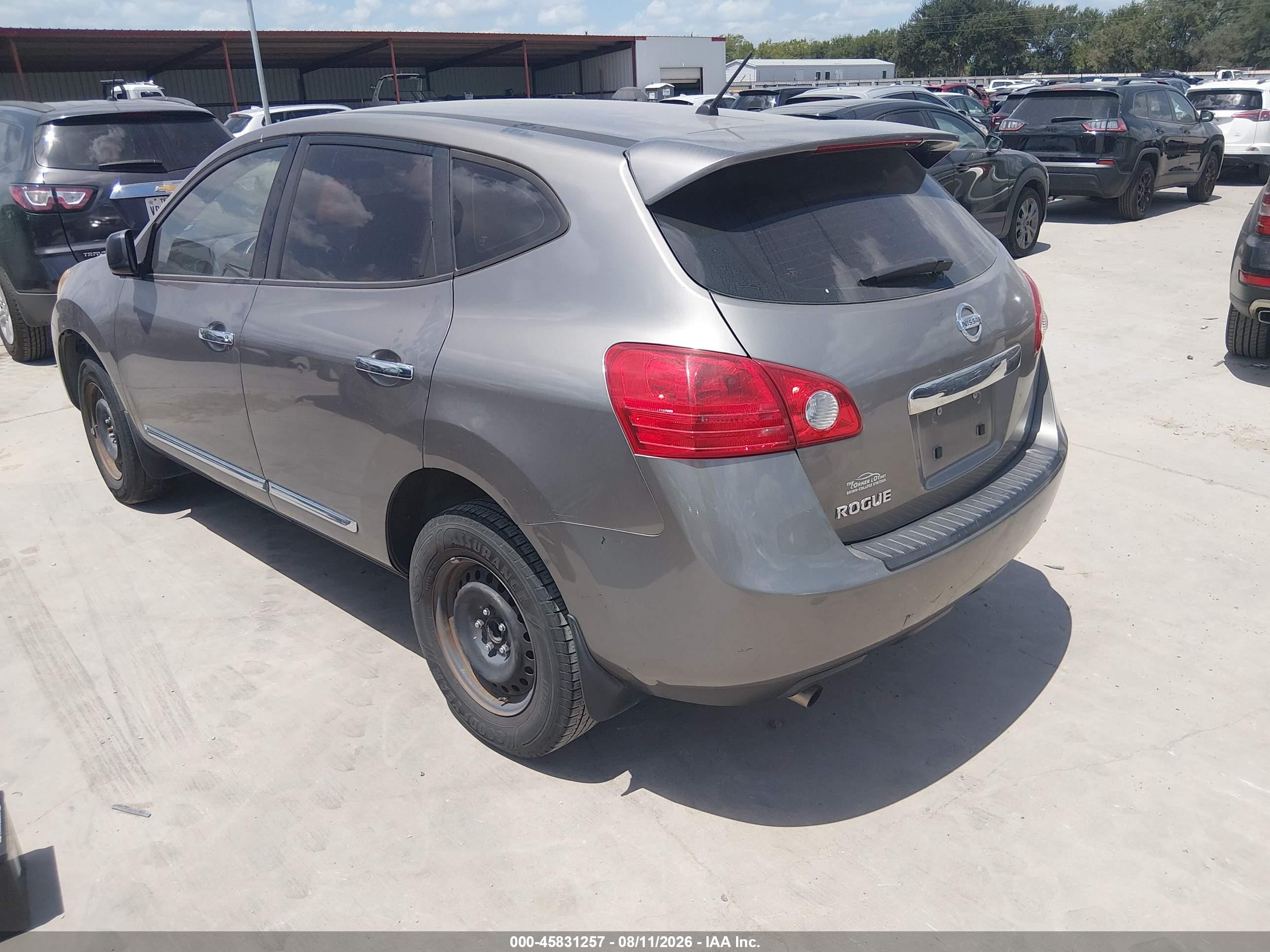 2013 Nissan Rogue S Beige vin: JN8AS5MT7DW539478