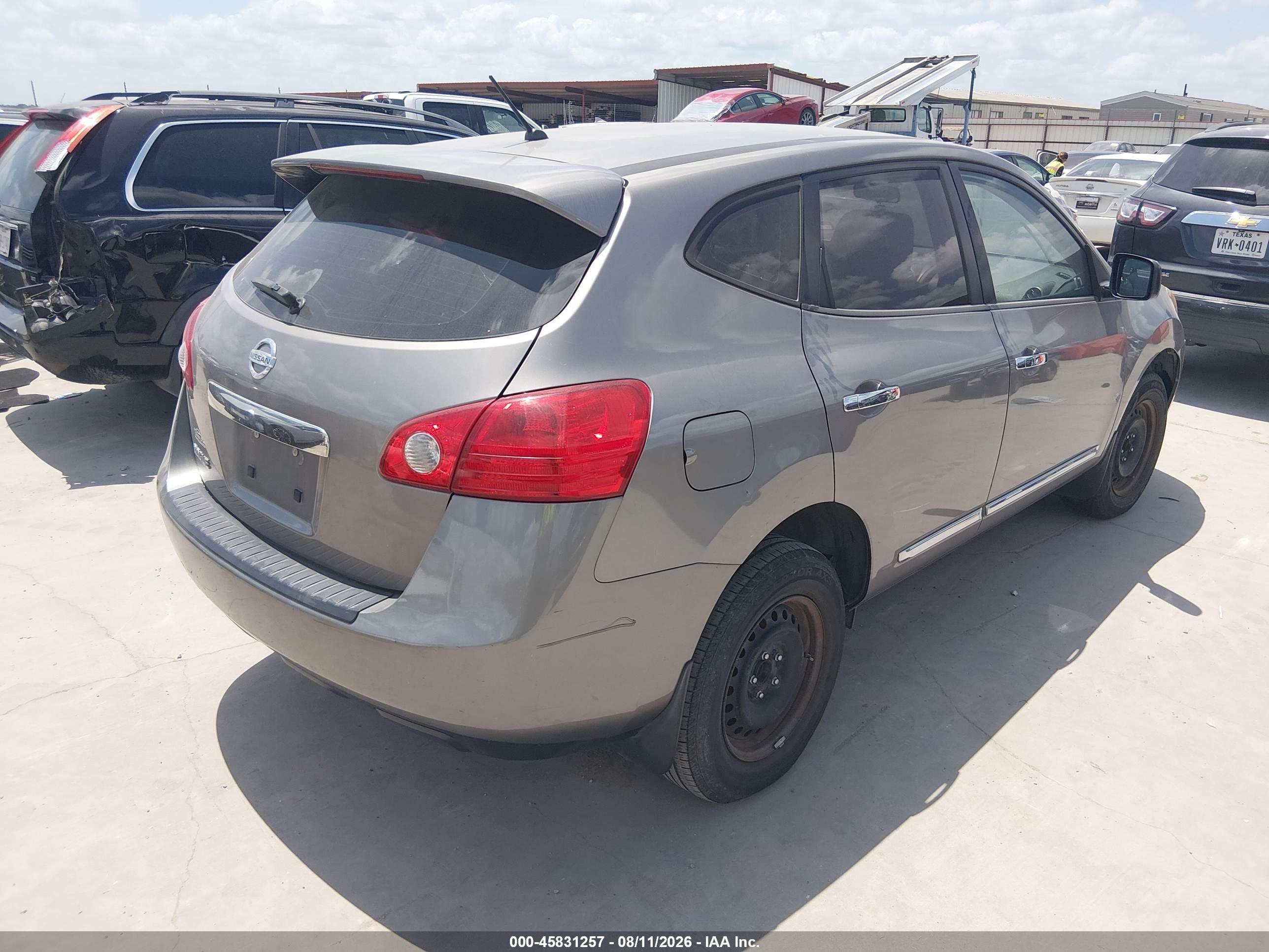 2013 Nissan Rogue S Beige vin: JN8AS5MT7DW539478