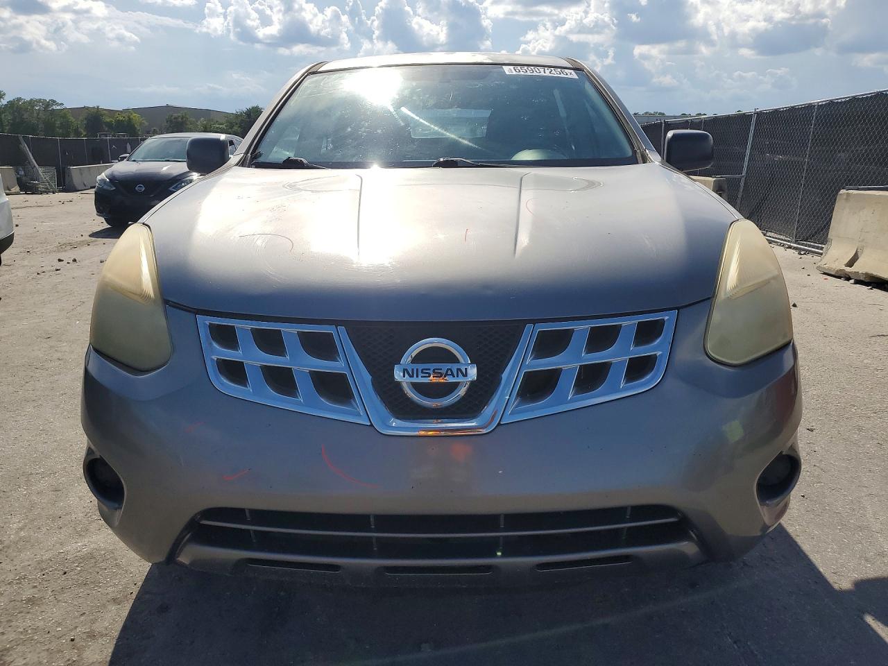 2013 Nissan Rogue S Серый vin: JN8AS5MT7DW541618