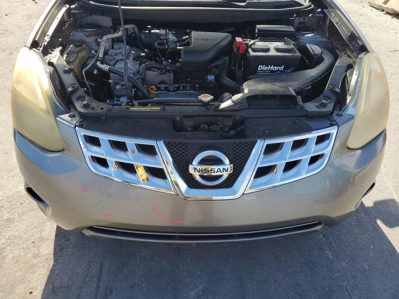 2013 Nissan Rogue S Серый vin: JN8AS5MT7DW541618