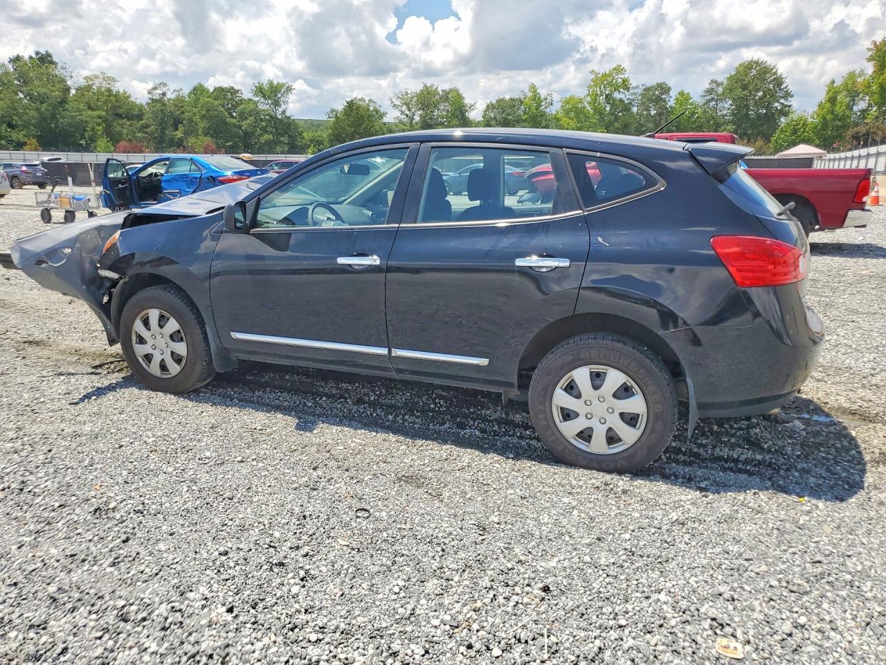 2013 Nissan Rogue S Черный vin: JN8AS5MT7DW542994