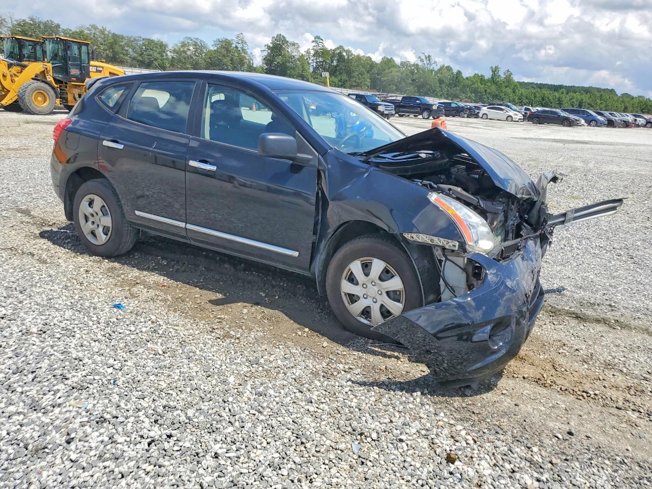 2013 Nissan Rogue S Черный vin: JN8AS5MT7DW542994