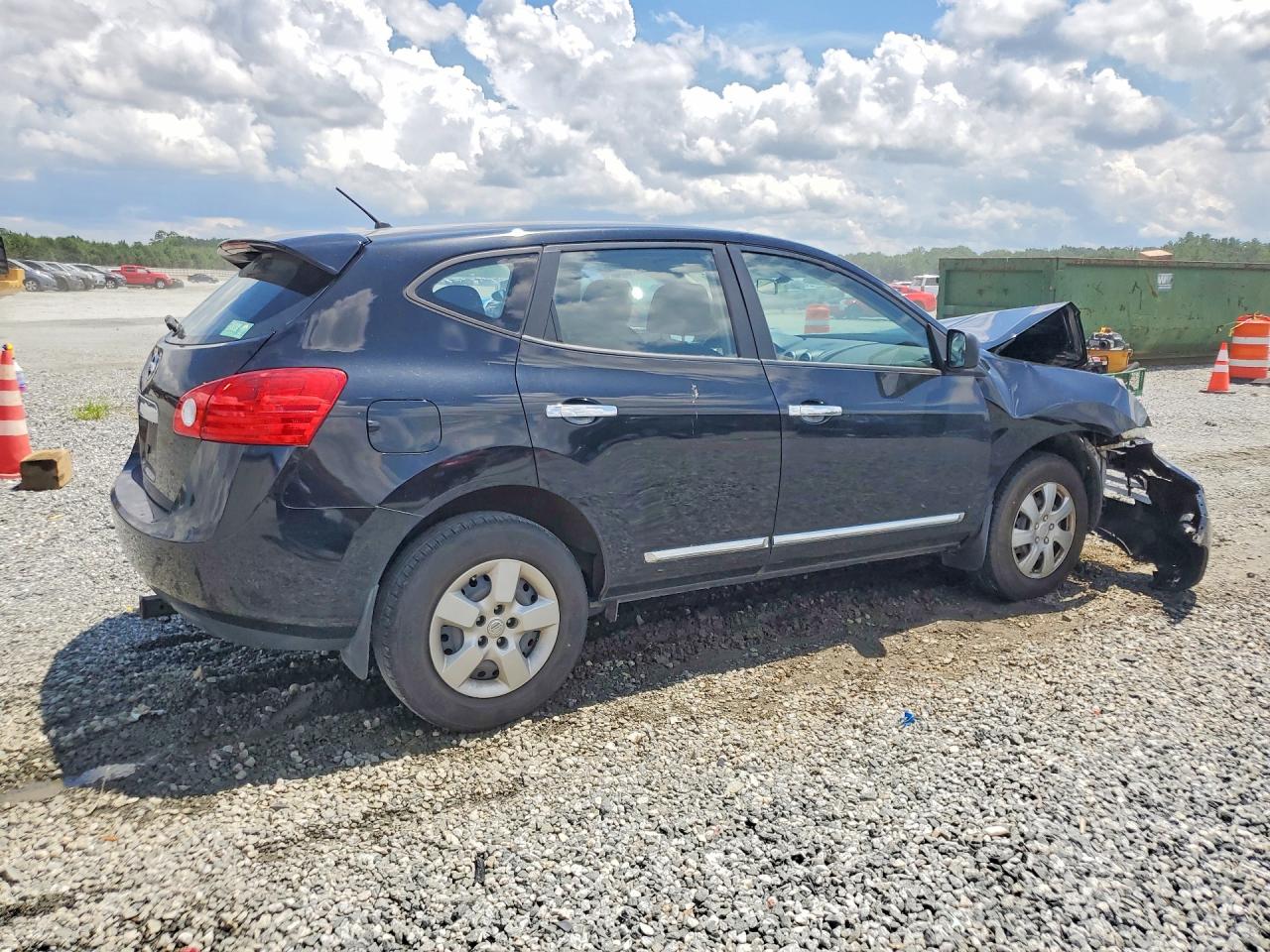 2013 Nissan Rogue S Черный vin: JN8AS5MT7DW542994