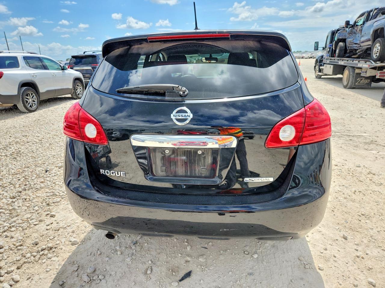 2013 Nissan Rogue S Black vin: JN8AS5MT7DW543160