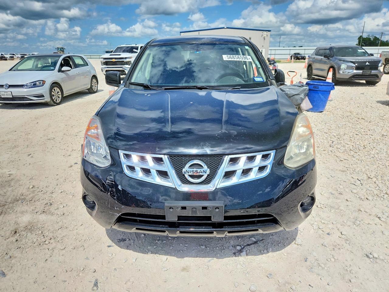 2013 Nissan Rogue S Black vin: JN8AS5MT7DW543160