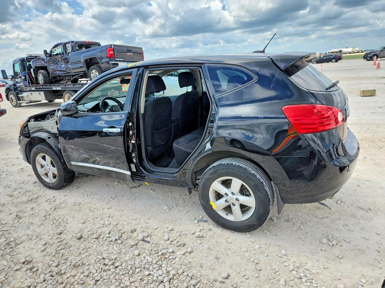 2013 Nissan Rogue S Black vin: JN8AS5MT7DW543160