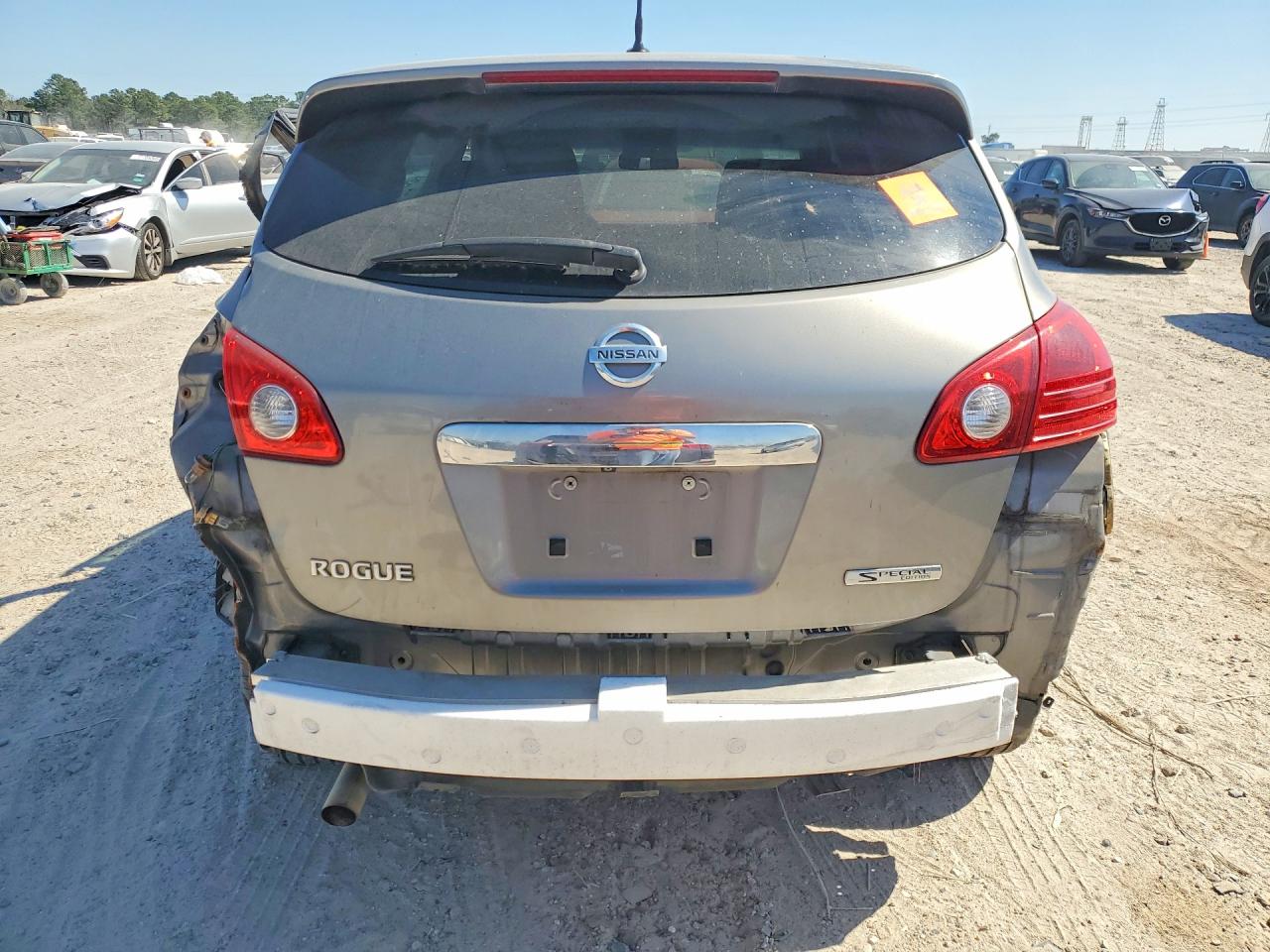2013 Nissan Rogue S Серый vin: JN8AS5MT7DW547225