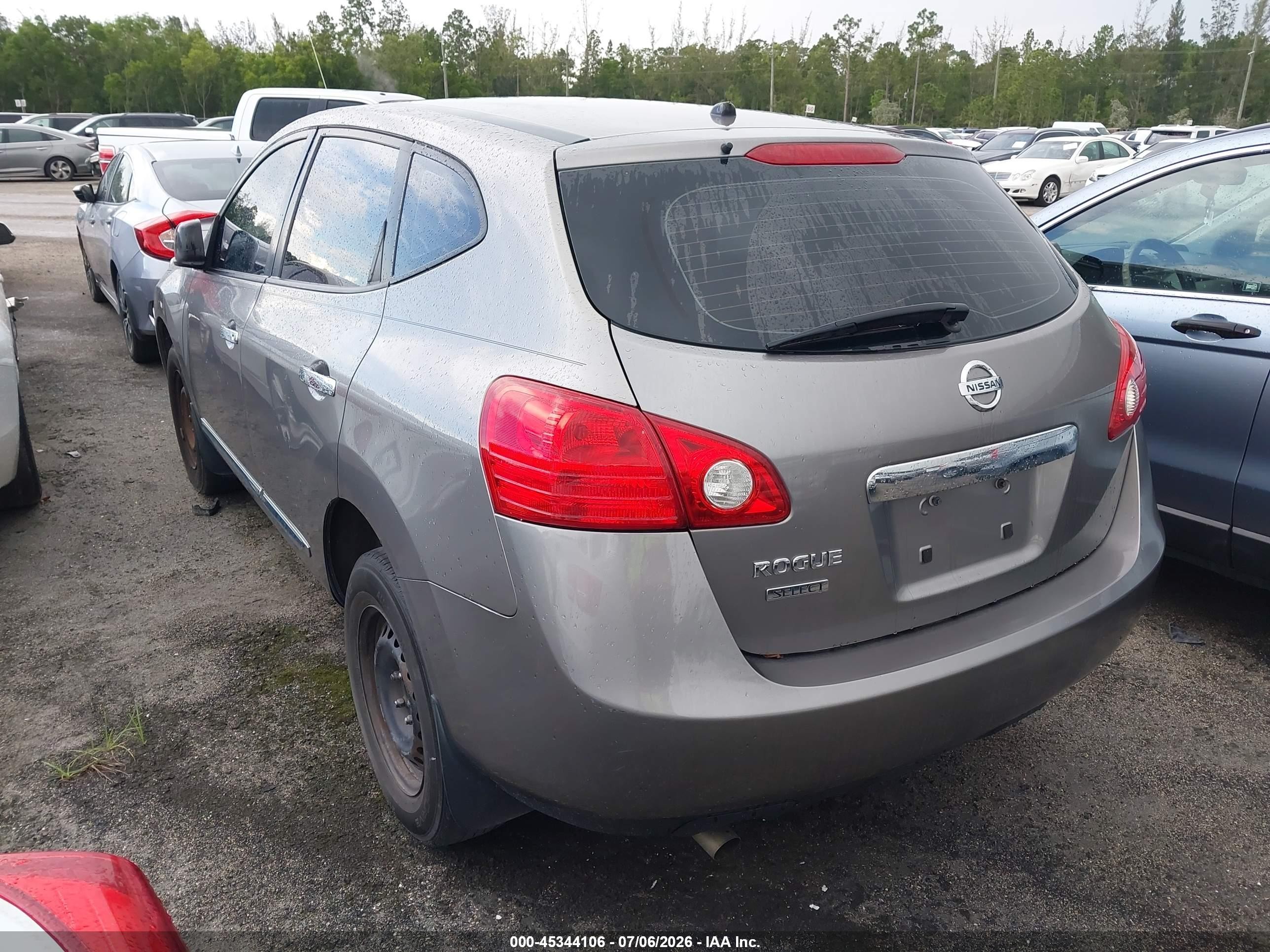 2014 Nissan Rogue Select S Gray vin: JN8AS5MT7EW100914