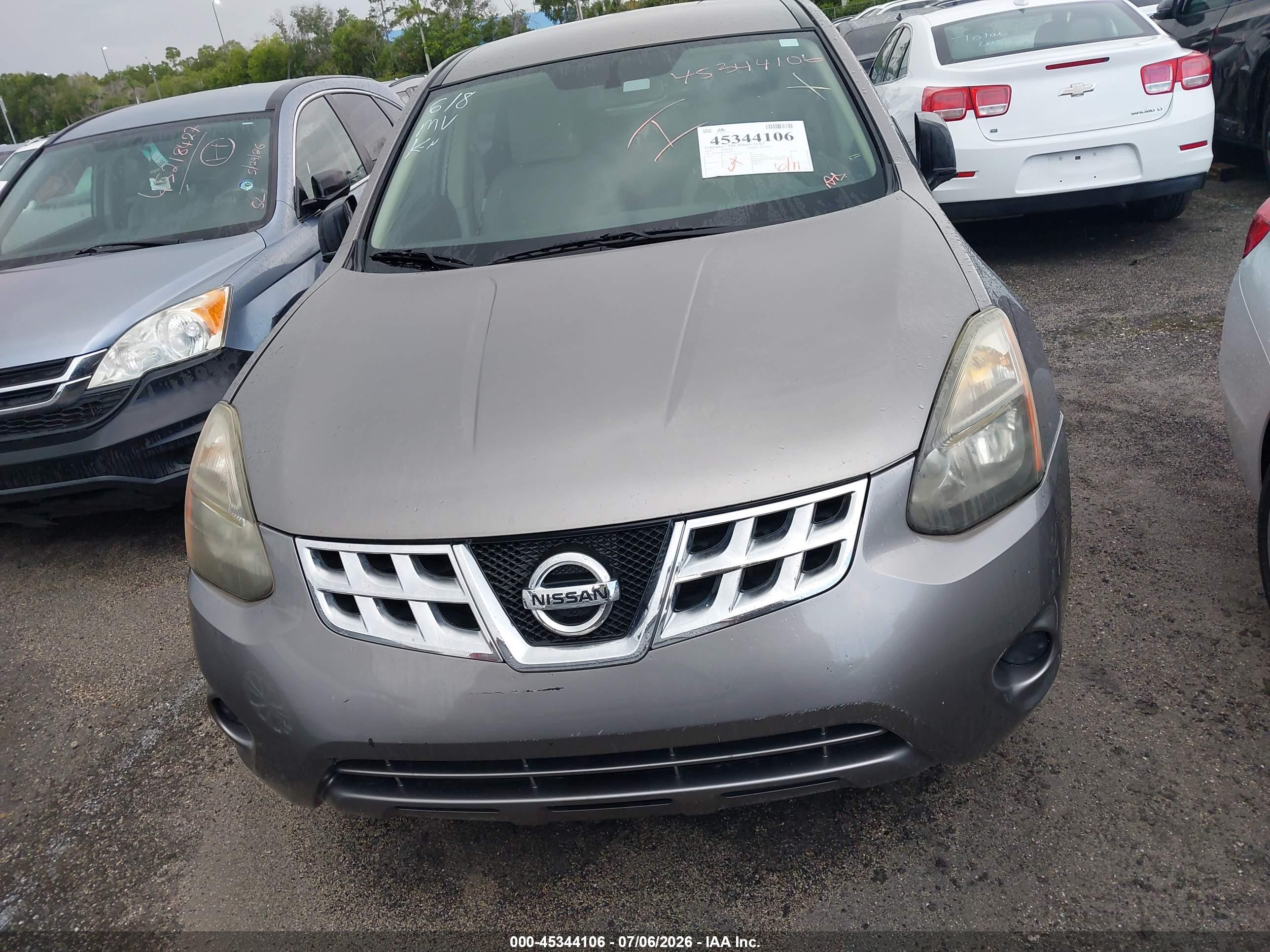 2014 Nissan Rogue Select S Gray vin: JN8AS5MT7EW100914