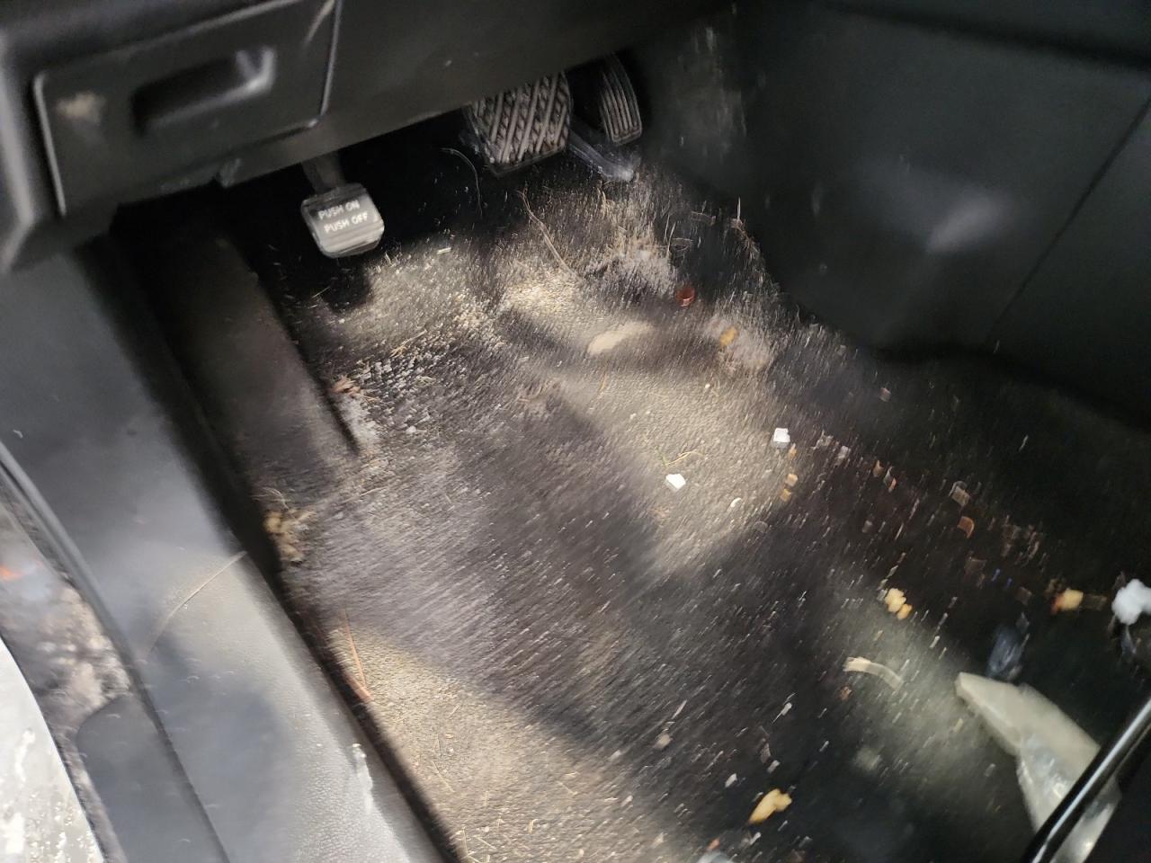 2014 Nissan Rogue Select S Black vin: JN8AS5MT7EW608400 Damage: Left Front Carpet, Torn, 2 To 3 Inches