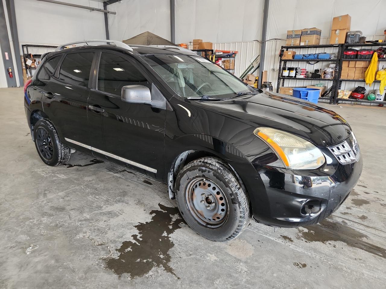 2014 Nissan Rogue Select S Black vin: JN8AS5MT7EW608400 Damage: Right Front Wheel Cover, Missing, Replacement Required