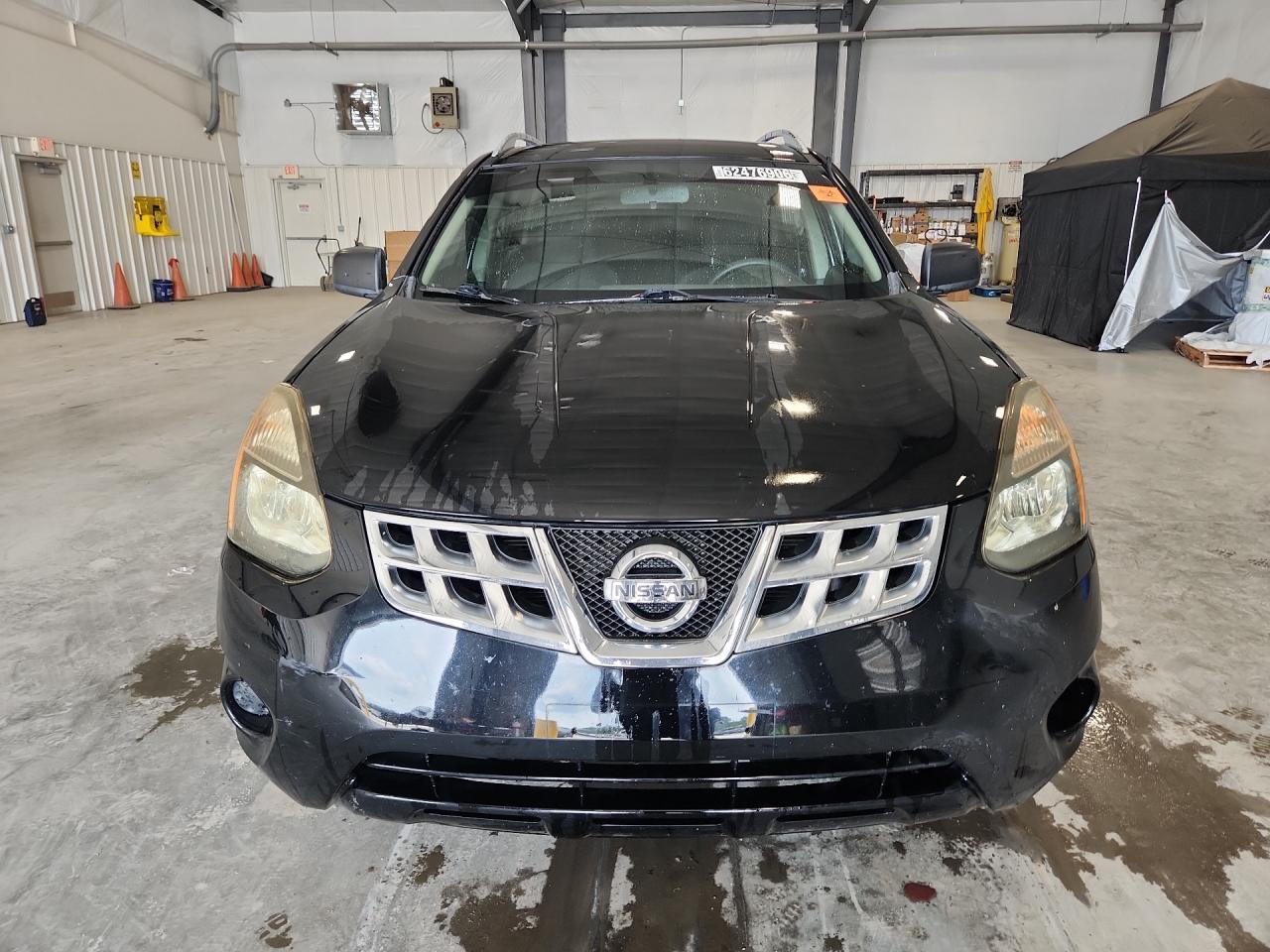 2014 Nissan Rogue Select S Black vin: JN8AS5MT7EW608400 Damage: Left Head Lamp, Faded, Repair Required