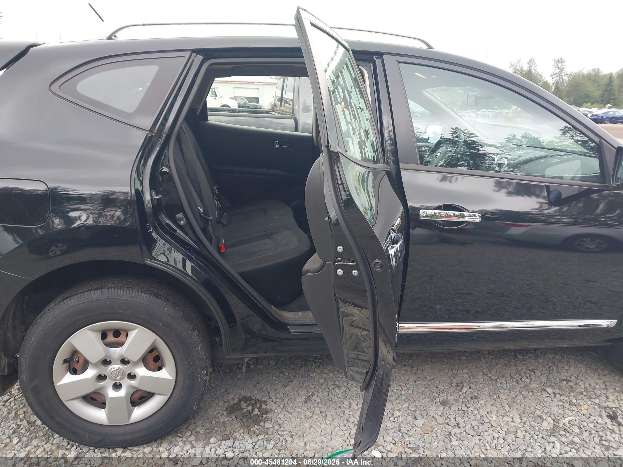 2014 Nissan Rogue Select S Black vin: JN8AS5MT7EW618554