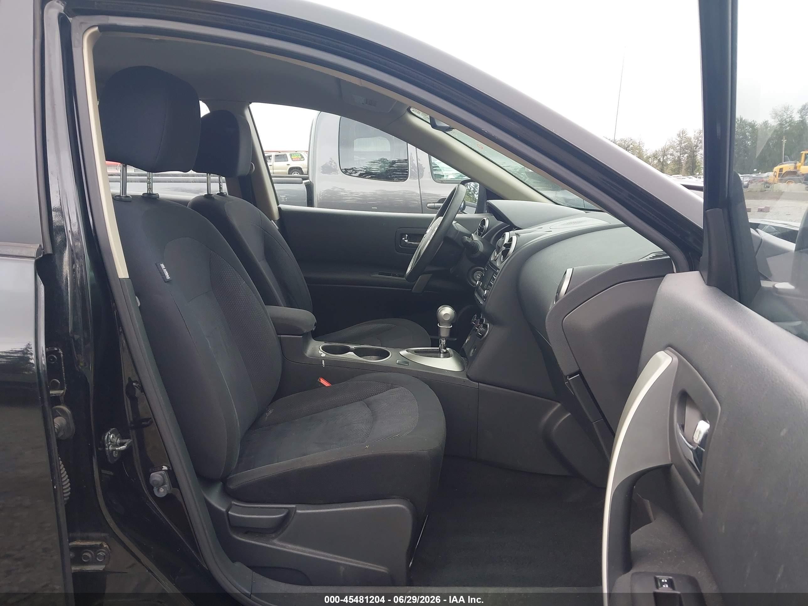 2014 Nissan Rogue Select S Black vin: JN8AS5MT7EW618554