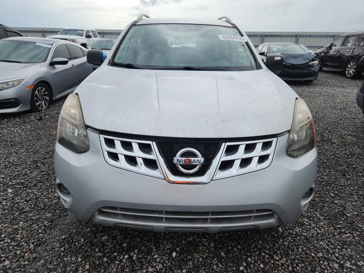 2014 Nissan Rogue Select S Silver vin: JN8AS5MT7EW619767