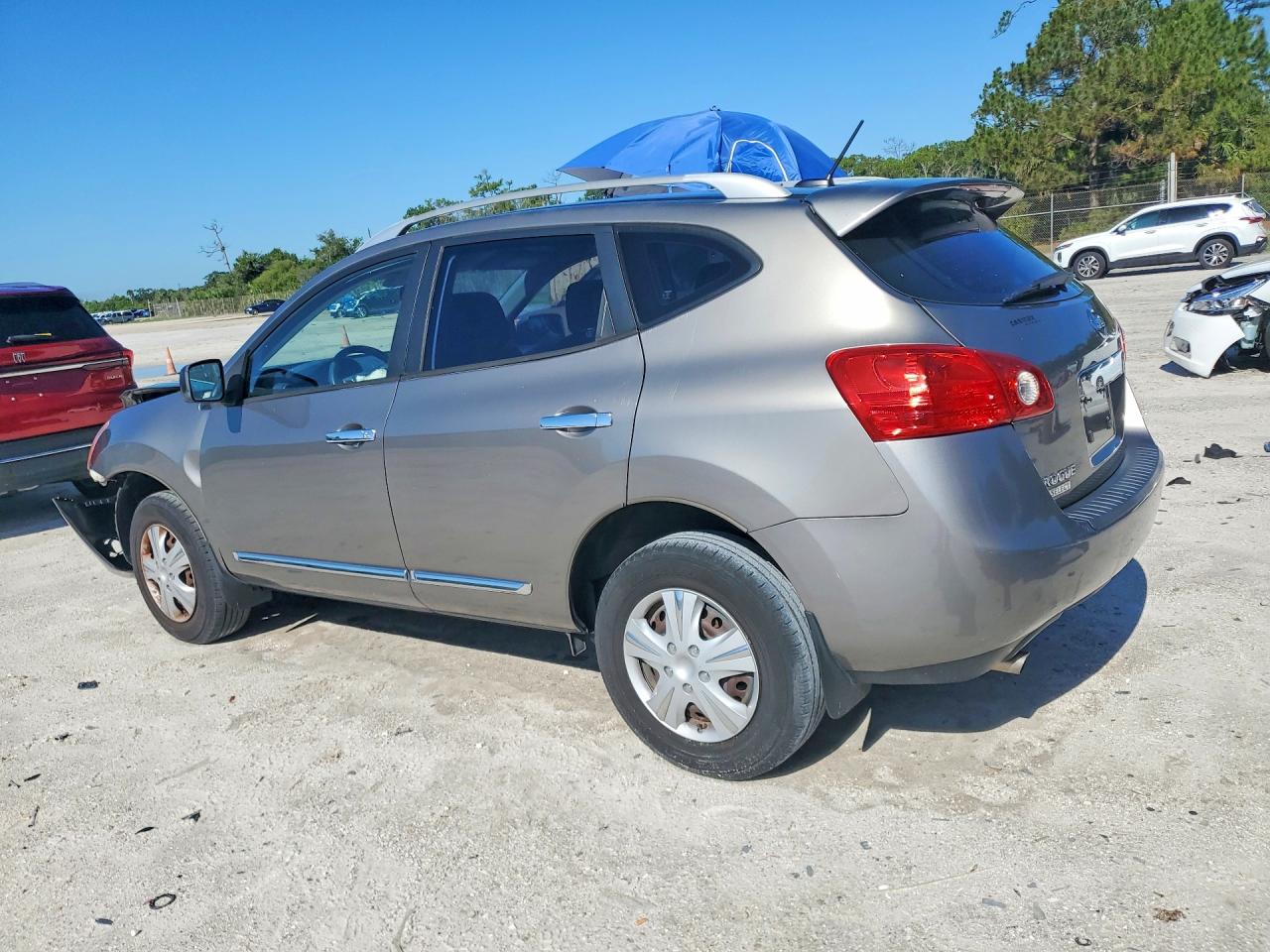 2014 Nissan Rogue Select S Gray vin: JN8AS5MT7EW620191