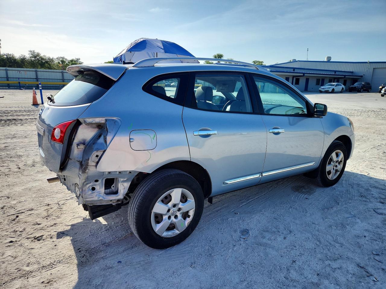 2015 Nissan Rogue Select S Blue vin: JN8AS5MT7FW156692