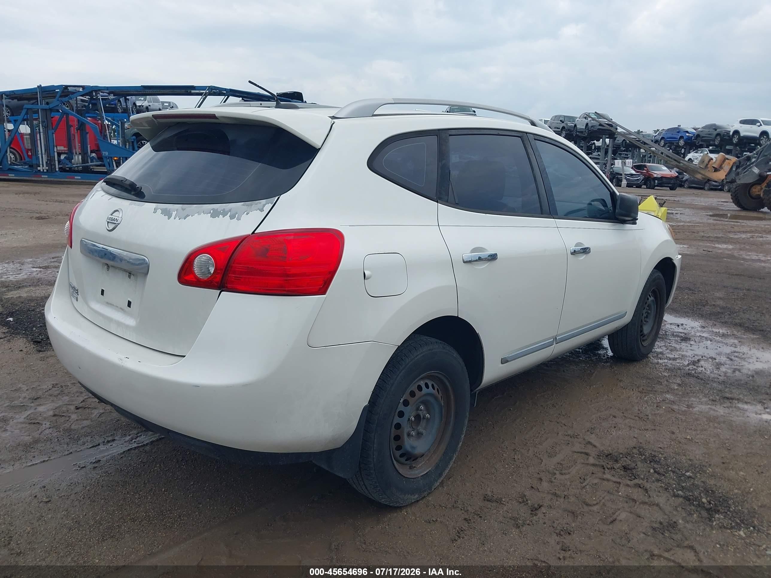 2015 Nissan Rogue Select S White vin: JN8AS5MT7FW160161