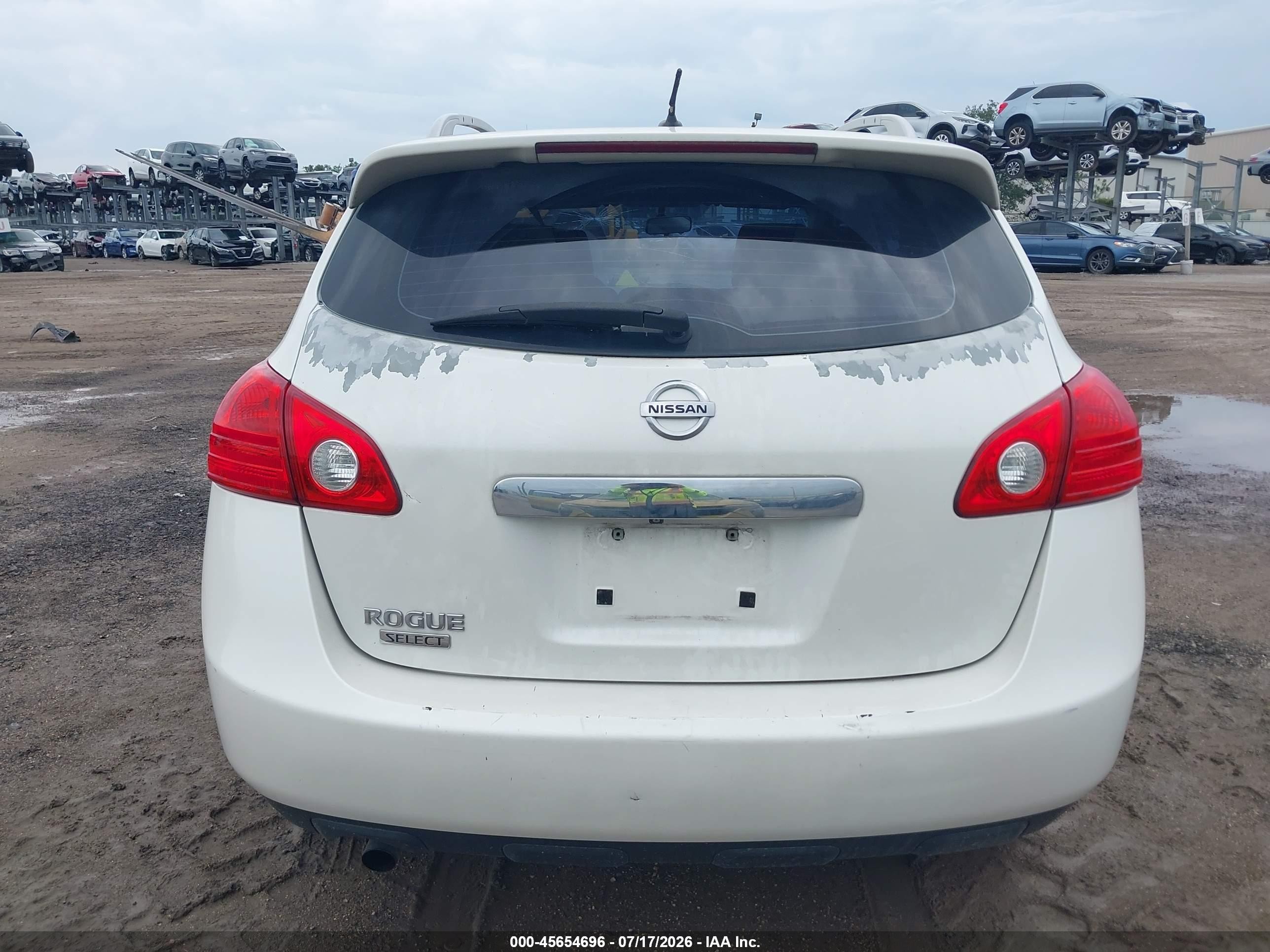 2015 Nissan Rogue Select S White vin: JN8AS5MT7FW160161