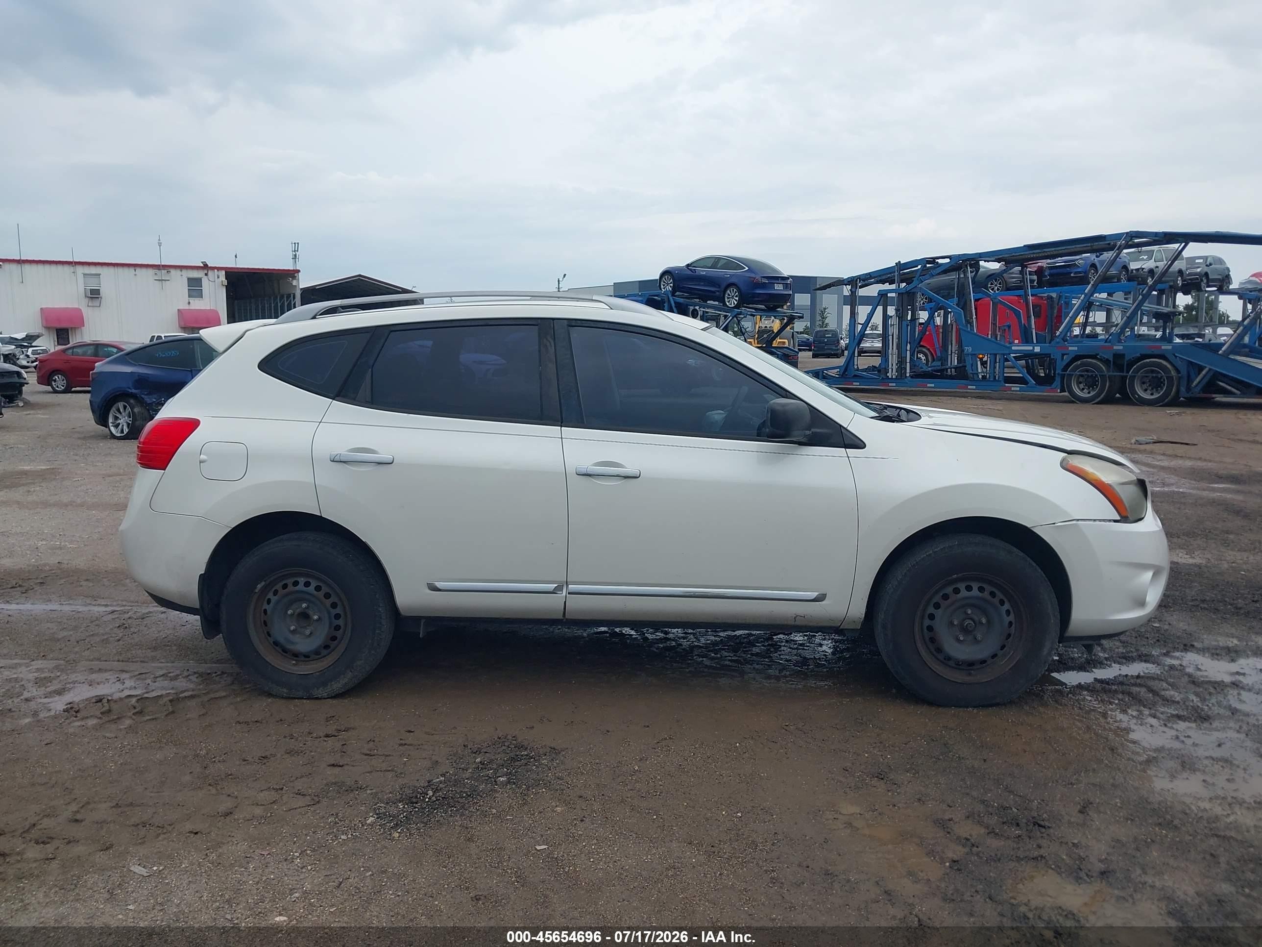2015 Nissan Rogue Select S White vin: JN8AS5MT7FW160161