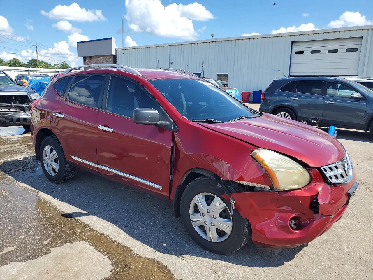 2015 Nissan Rogue Select S Red vin: JN8AS5MT7FW656741